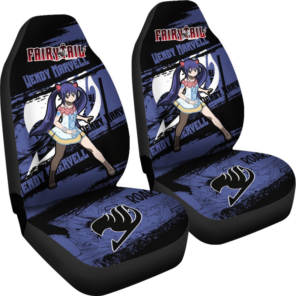 Wendy Marvell Fairy Tail Car Seat Covers Custom Anime Car Accessories-Gear Wanta