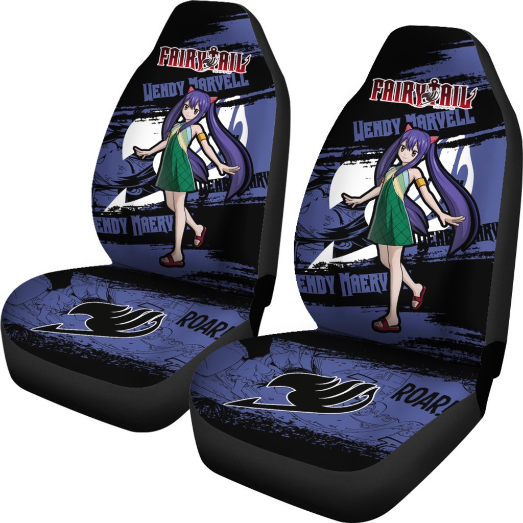 Wendy Marvell Fairy Tail Car Seat Covers Gift For Happy Fan Anime-Gear Wanta