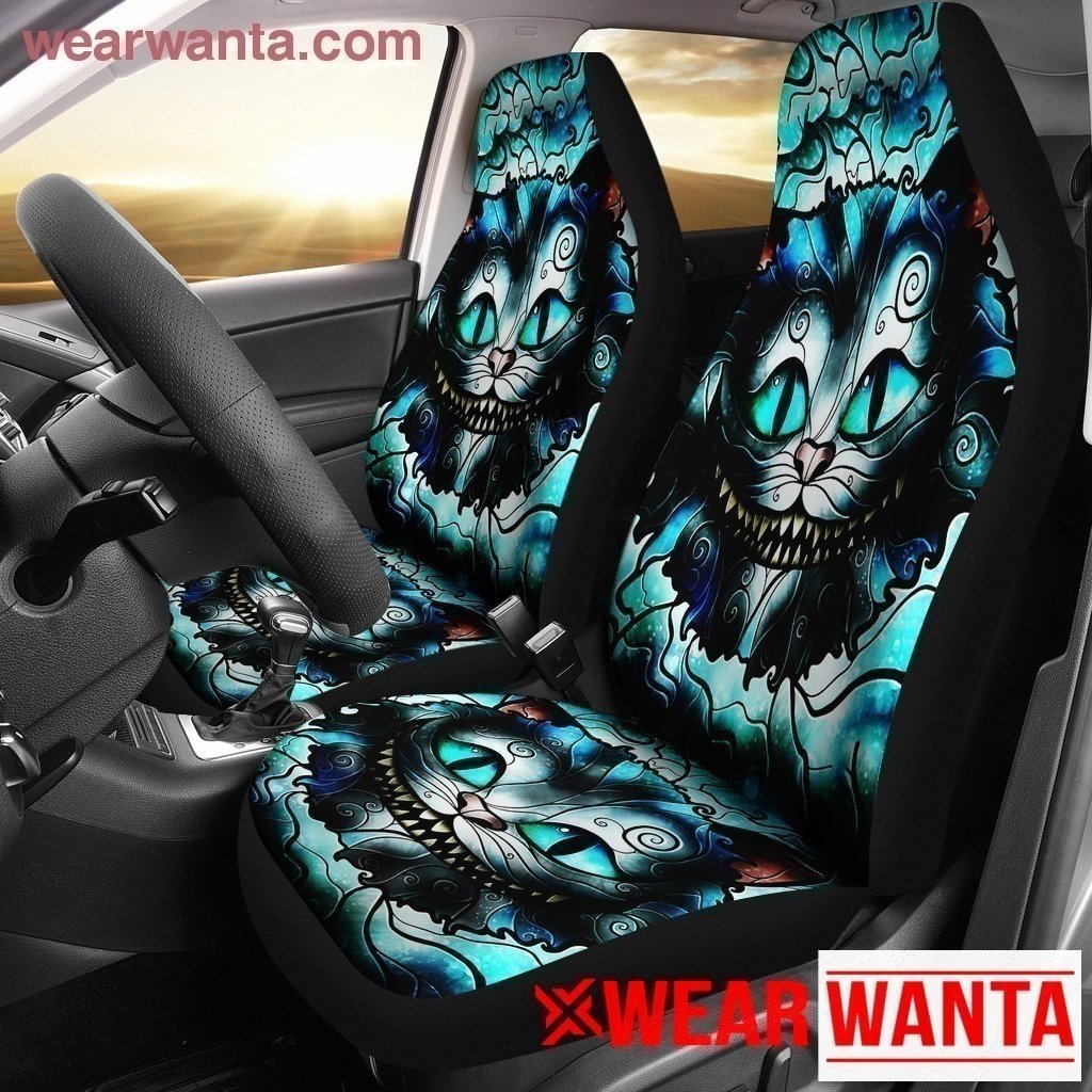 We're All Mad Here Cheshire Cat Car Seat Covers Custom Idea-Gear Wanta