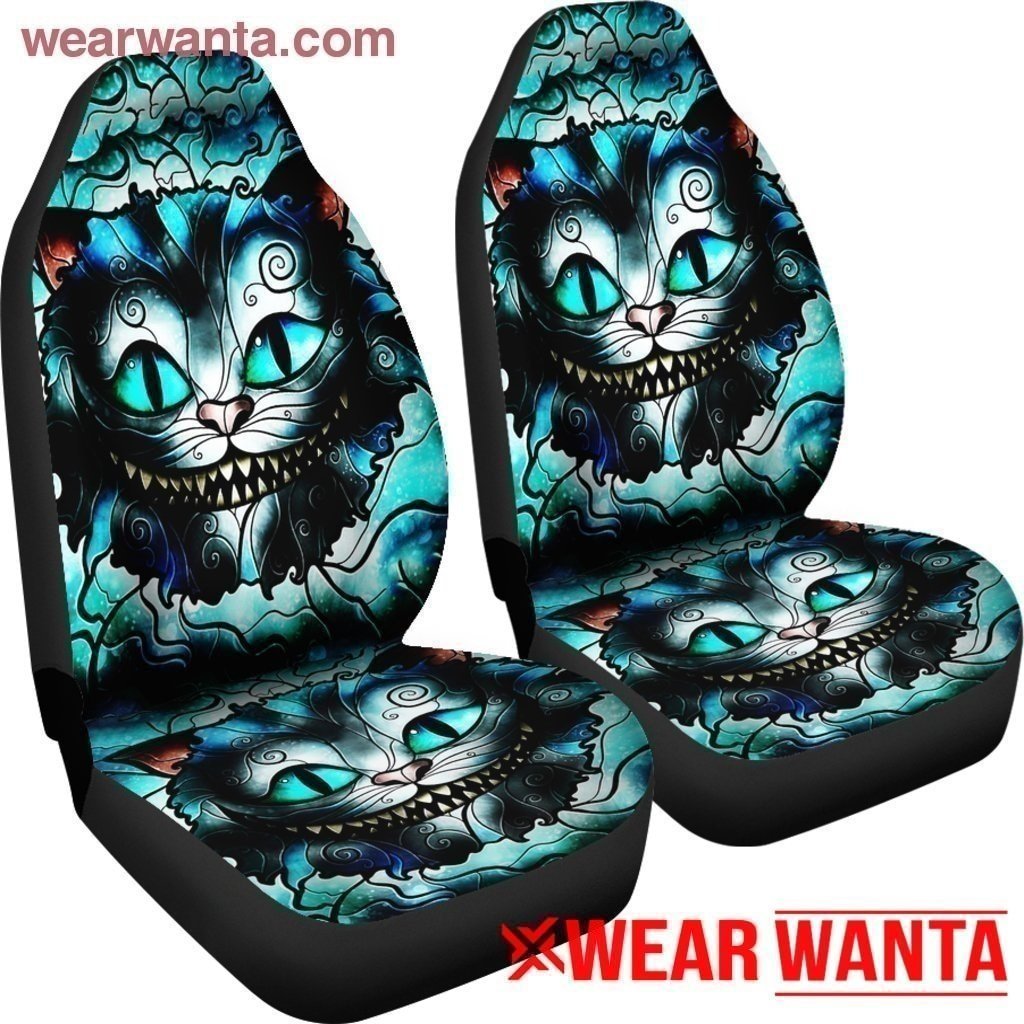 We're All Mad Here Cheshire Cat Car Seat Covers Custom Idea-Gear Wanta