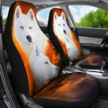 White Husky Car Seat Covers-Gear Wanta