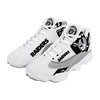 White Las Vegas Raiders Sneakers Custom Shoes-Gear Wanta