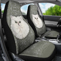 White Persian Cat Car Seat Covers-Gear Wanta