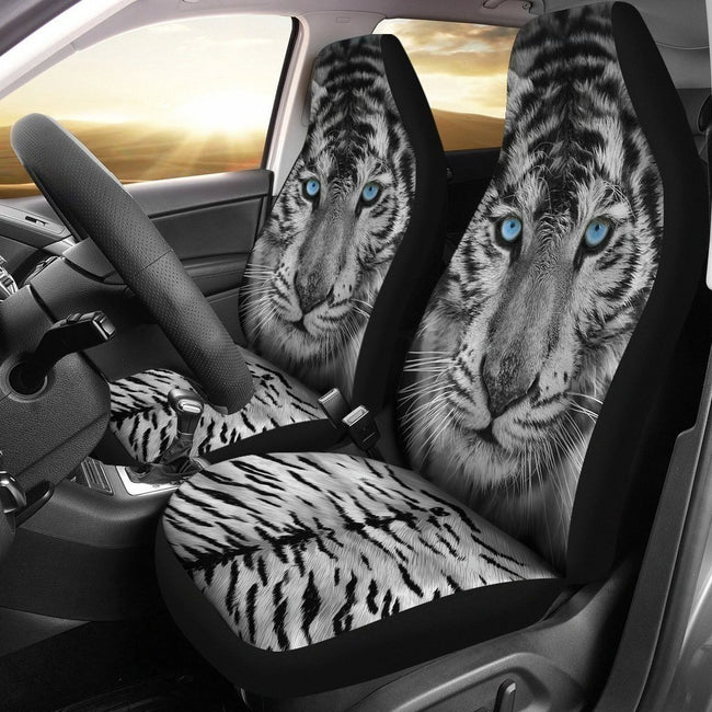 White Tiger Car Seat Covers-Gear Wanta