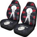 White Zetsu NRT Akatsuki Members Car Seat Covers For Cool Fan Anime-Gear Wanta