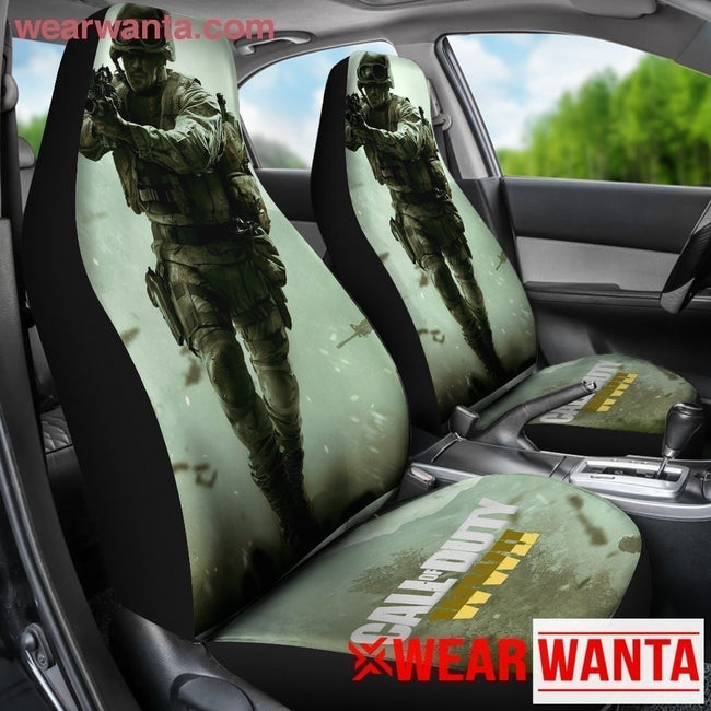 William Pierson World War 2 Call Of Duty Car Seat Covers-Gear Wanta