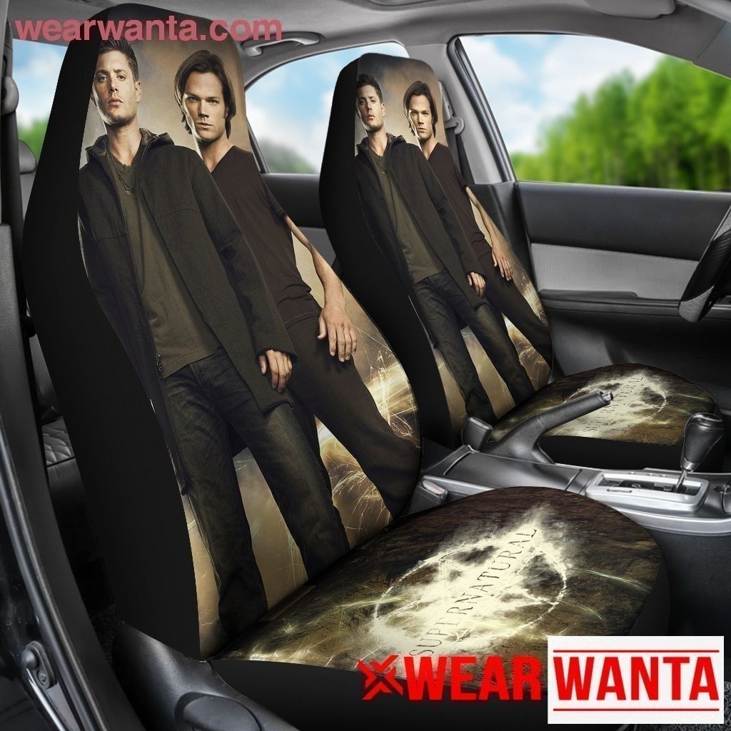 Winchester Brothers Dean & Sam Supernatural Car Seat Covers-Gear Wanta