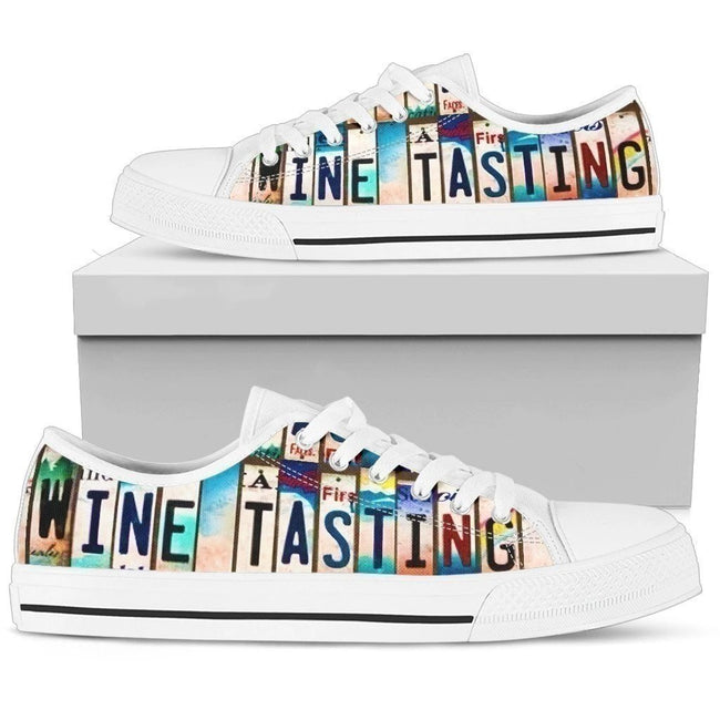 Wine Tasting Women's Sneakers Gift For Wine Lover NH08-Gear Wanta
