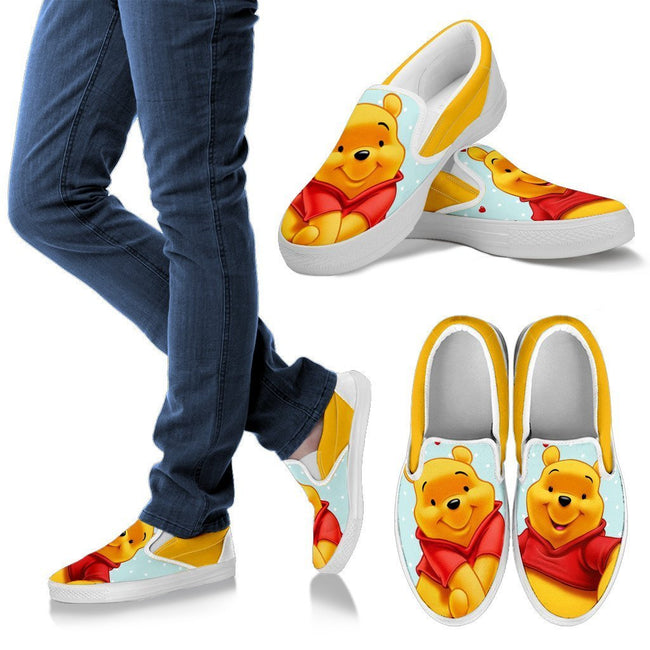 Winnie The Pooh Slip On Shoes Custom Idea-Gear Wanta