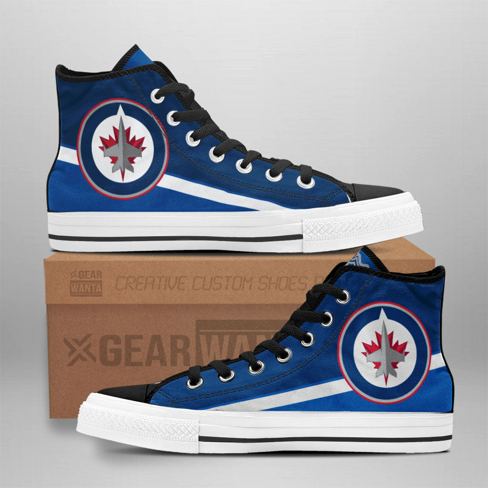 Winnipeg Jets Custom Sneakers For Fans-Gear Wanta