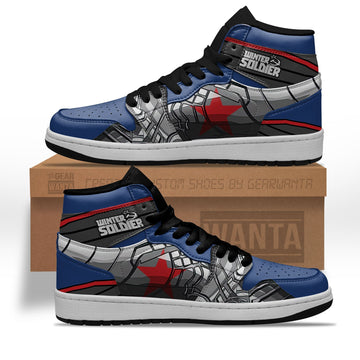 Winter Soldier Shoes Custom Super Heroes Sneakers-Gear Wanta