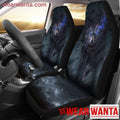 Wolf Blue Eyes Car Seat Covers-Gear Wanta