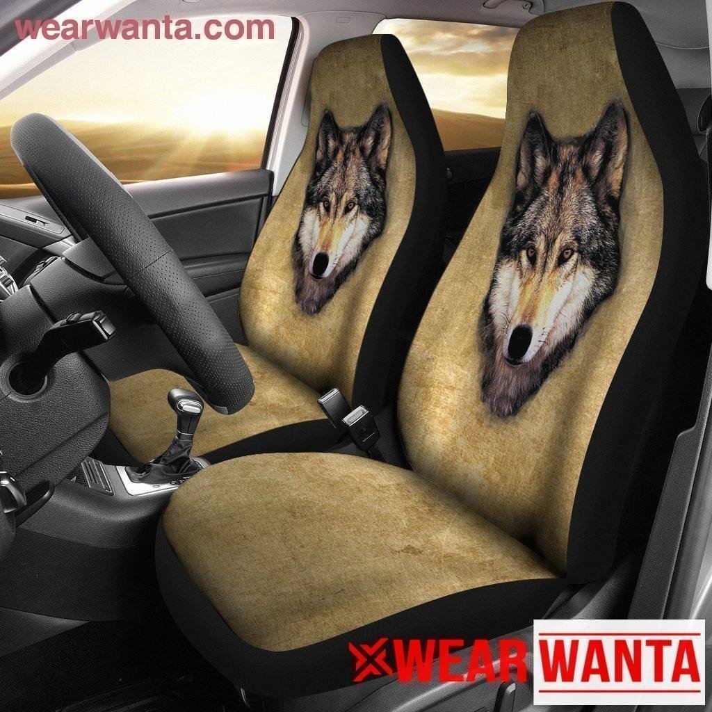 Wolf Car Seat Covers Custom Car Decoration Accessories-Gear Wanta