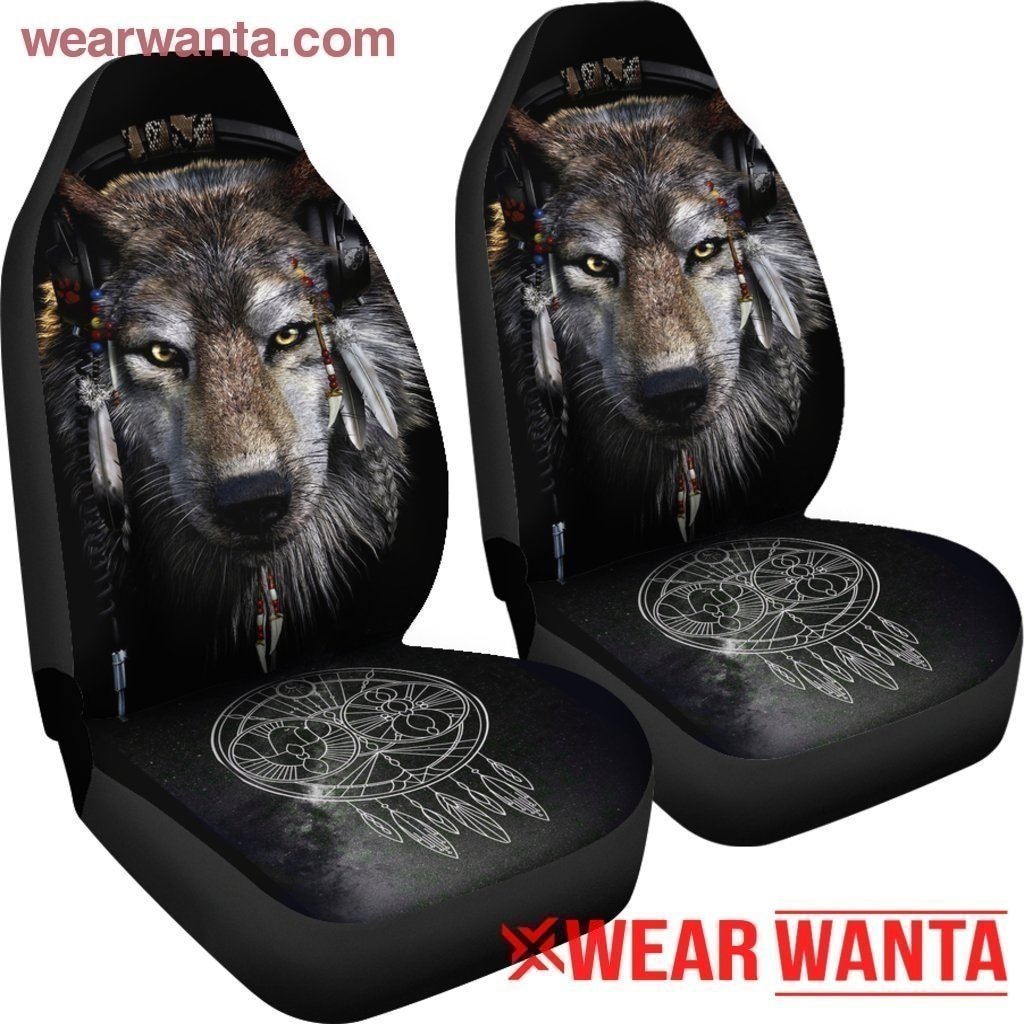 Wolf Dream Catcher Car Seat Covers-Gear Wanta