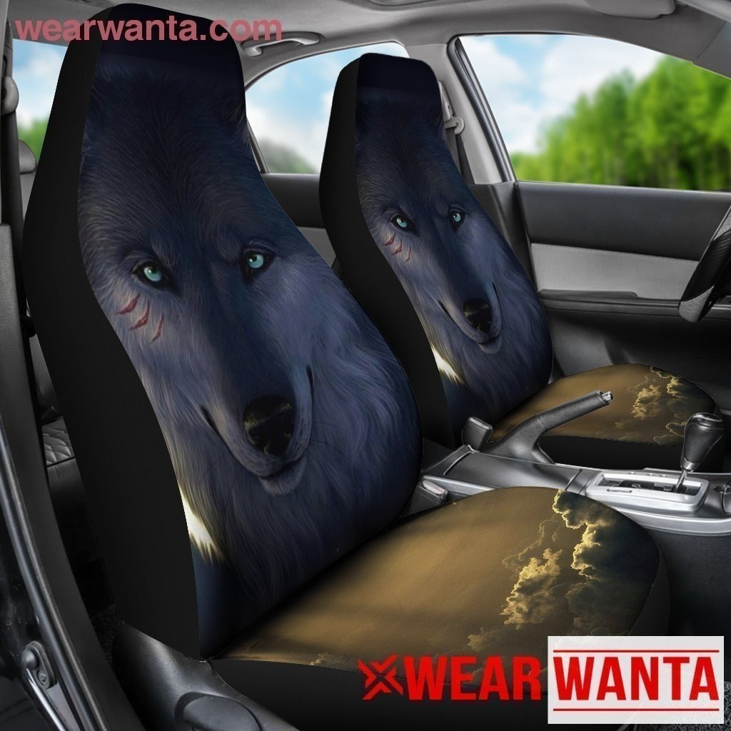 Wolf In The Sky Car Seat Covers-Gear Wanta