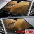 Wolf On The Mountain Car Sun Shade-Gear Wanta