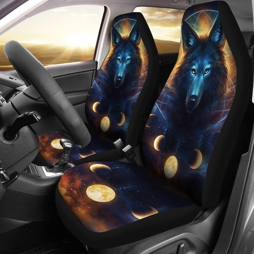 Wolf & The Moon Car Seat Covers-Gear Wanta
