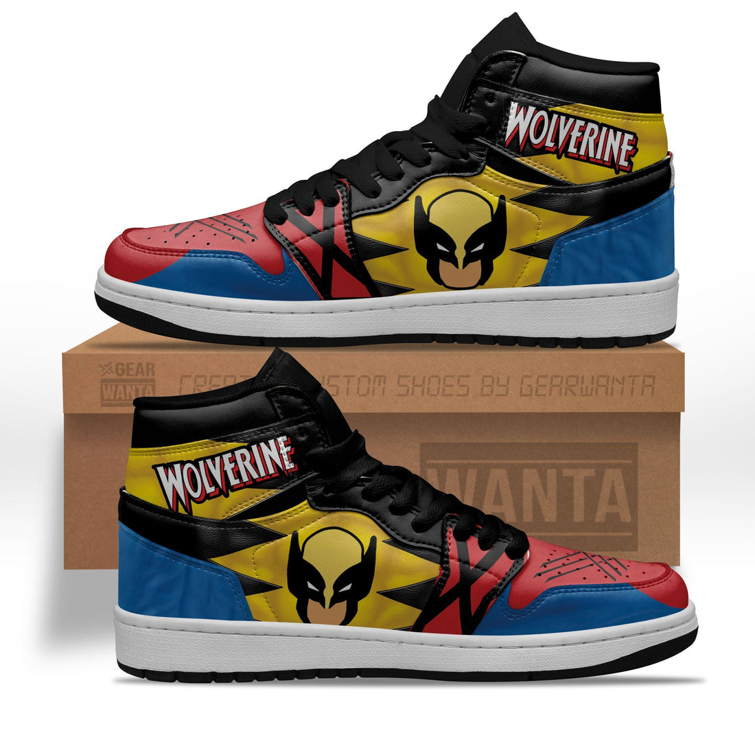Wolverine Shoes Custom Super Heroes Sneakers-Gear Wanta