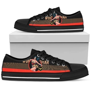 Wonder Woman Sneakers Low Top Custom PT11-Gear Wanta