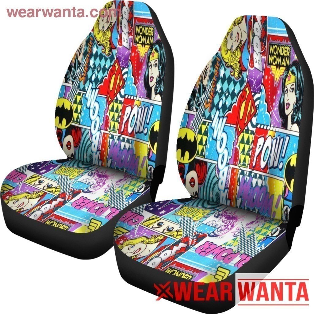 Wonder Women Car Seat Covers Comic Style-Gear Wanta
