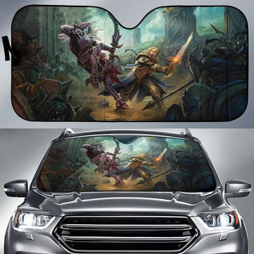 World Of Warcraft Car Sun Shade-Gear Wanta