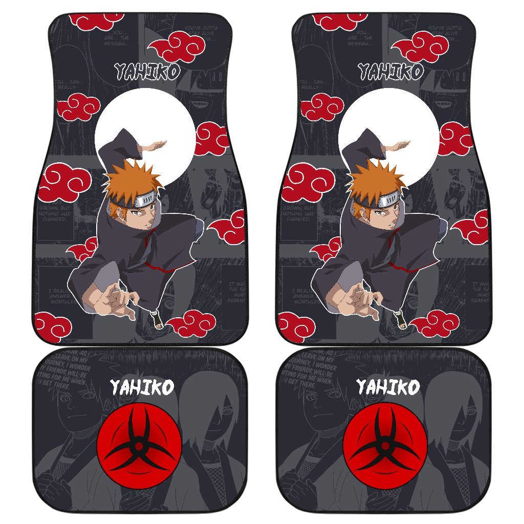 Yahiko NRT Akatsuki Members Car Floor Mats Anime-Gear Wanta