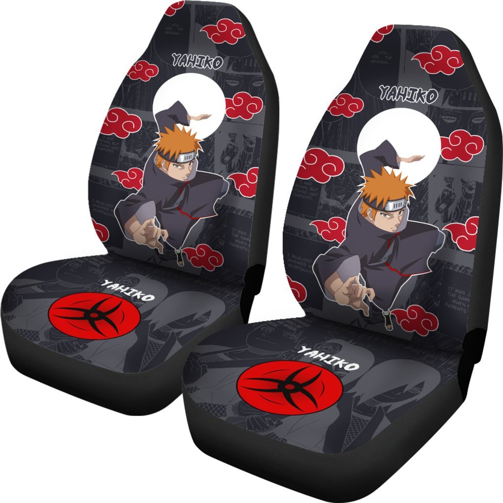 Yahiko NRT Akatsuki Members Car Seat Covers Custom Anime Car Accessories-Gear Wanta