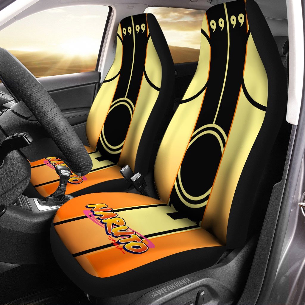 Yang Kurama Mode NRT Uniform Car Seat Covers Custom NRT Anime Car Accessories Anime Gifts-Gear Wanta