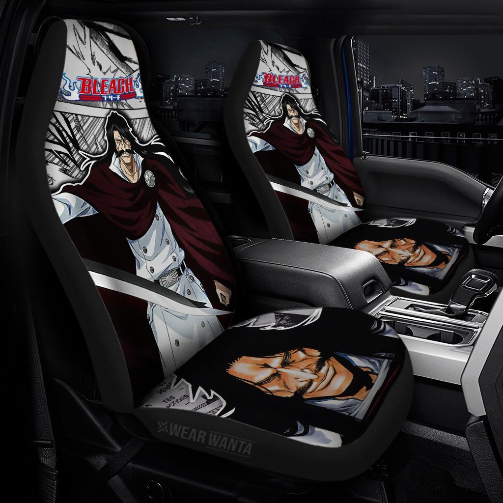 Yhwach Car Seat Covers Custom Anime Bleach Car Accessories-Gear Wanta