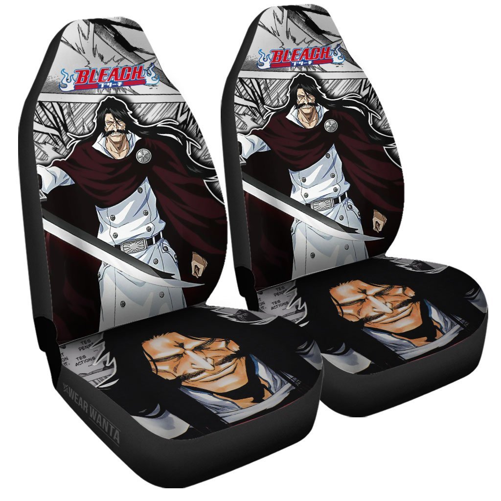 Yhwach Car Seat Covers Custom Anime Bleach Car Accessories-Gear Wanta