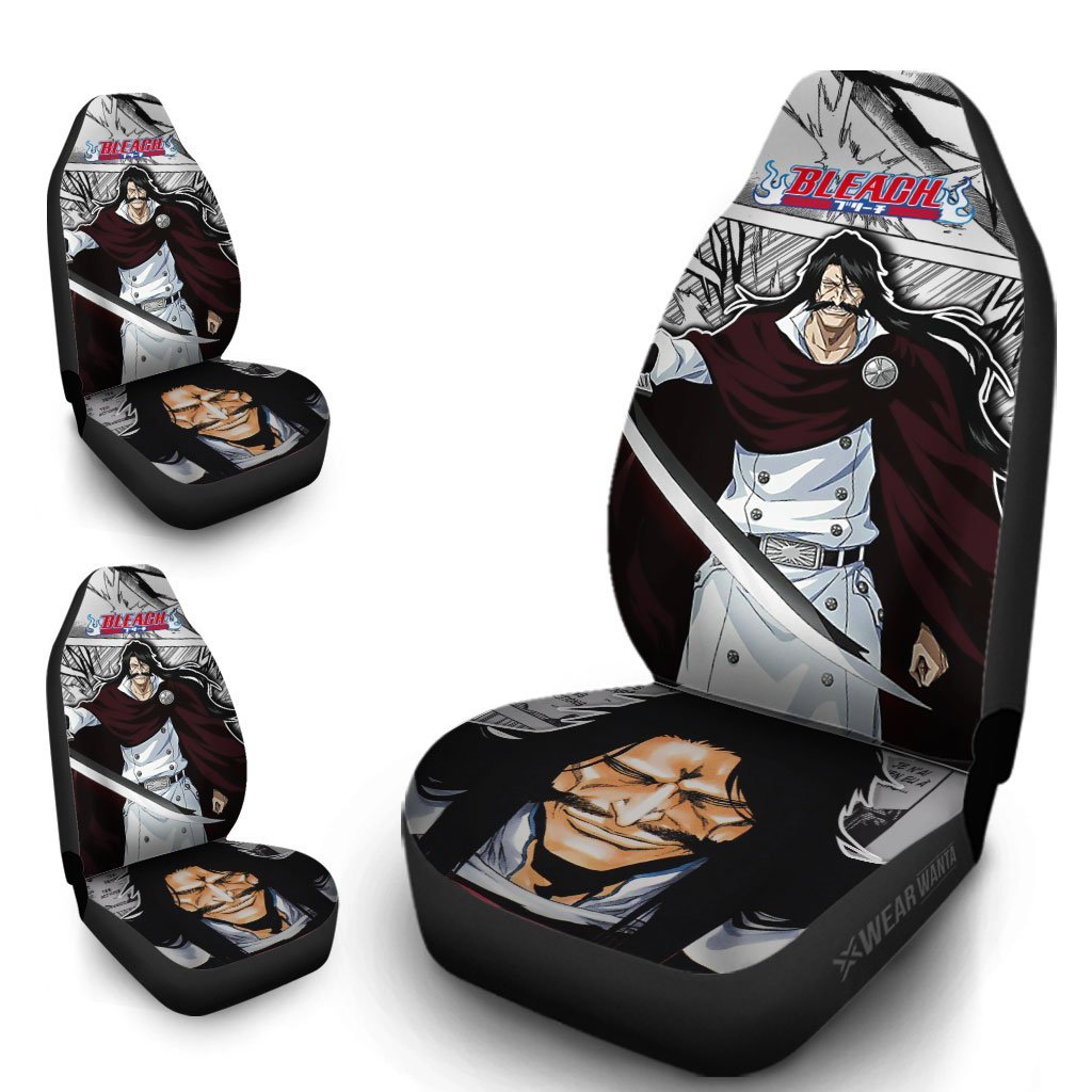 Yhwach Car Seat Covers Custom Anime Bleach Car Accessories-Gear Wanta