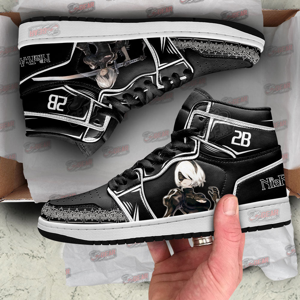 YoRHa 2-gou B-gata Shoes Custom For Fans-Gear Wanta