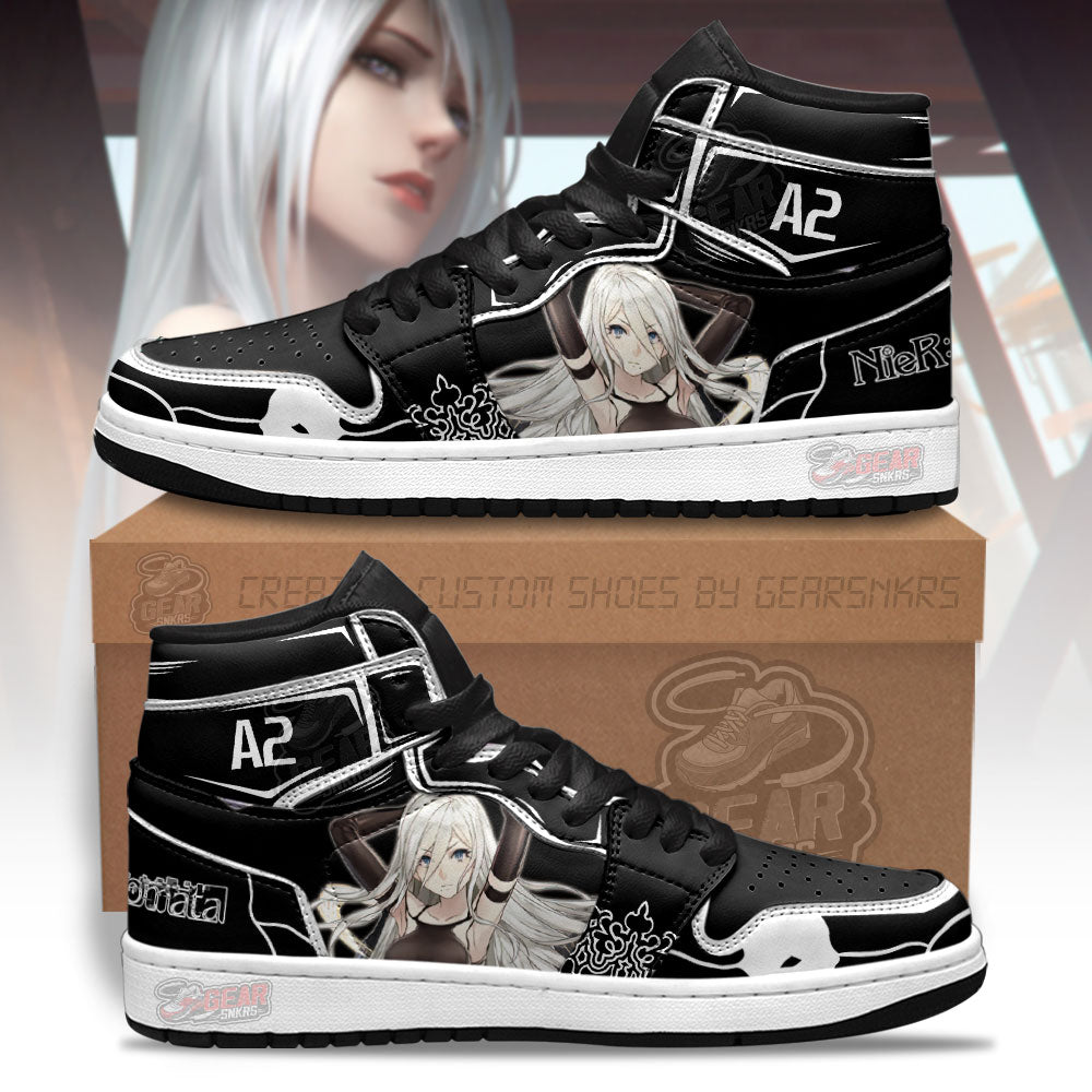 YoRHa A-gata 2-gou Shoes Custom For Fans-Gear Wanta