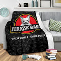 Yorkipoo Dog Fleece Blanket Jurassic Bark Mixed Breed Dog-Gear Wanta