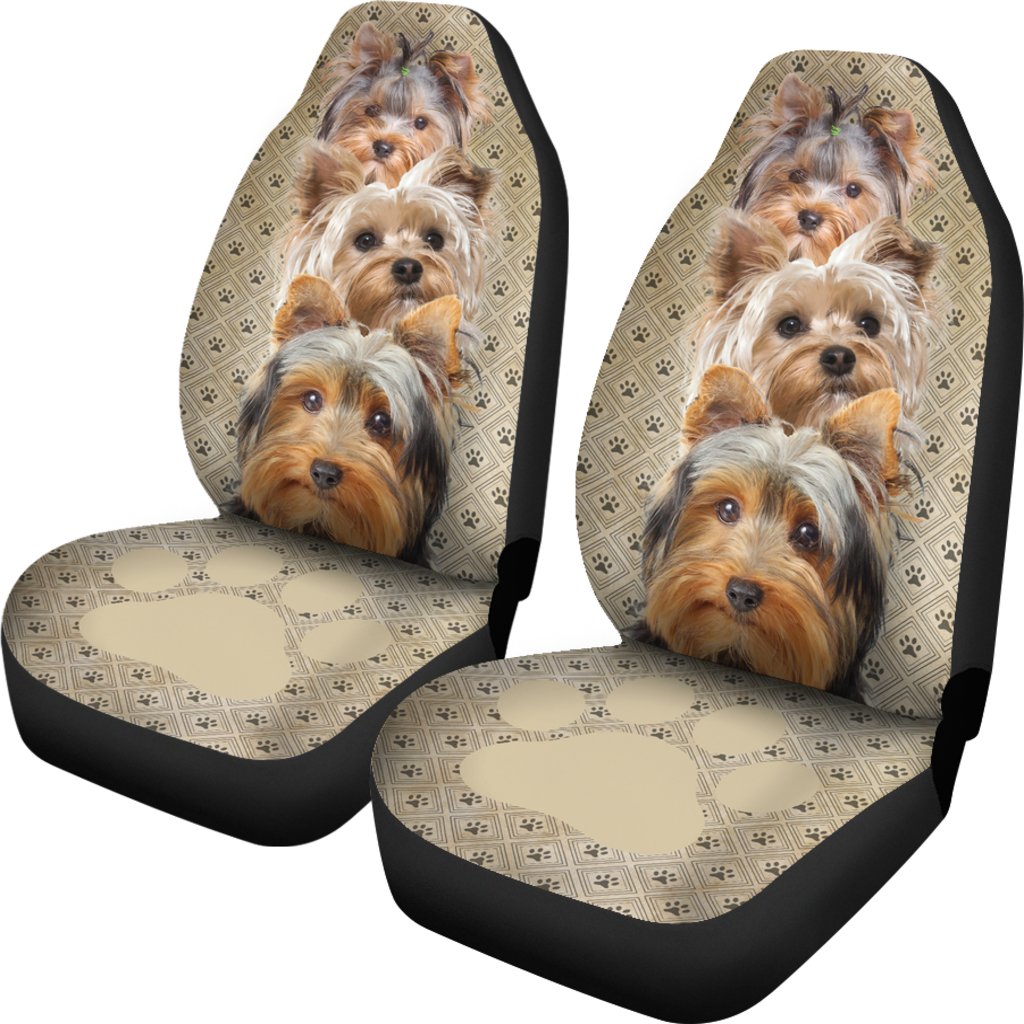 Yorkshire Terrier Dog Car Seat Covers Funny Decor Your Car Seat-Gear Wanta
