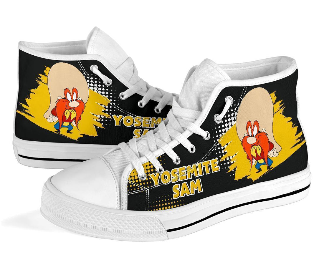 Yosemite Sam High Top Shoes For Fan-Gear Wanta