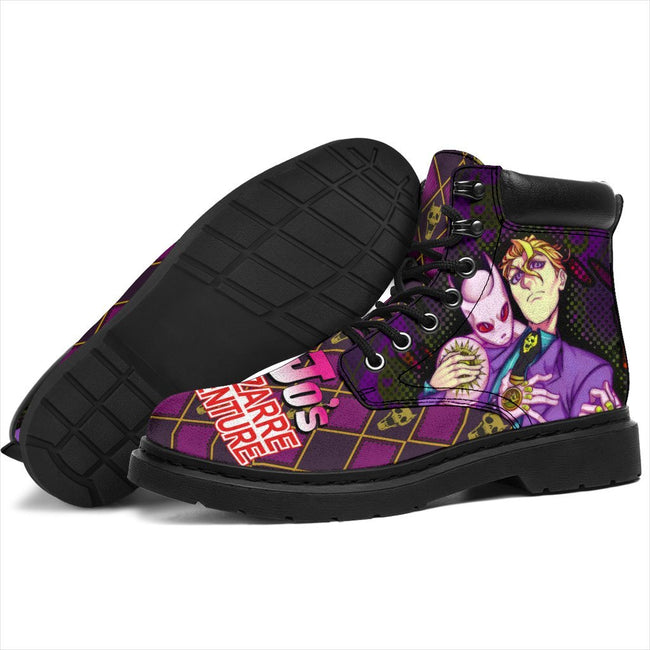 Yoshikage Kira Boots Custom JoJo's Bizarre Adventure Shoes Fan TT03-Gear Wanta