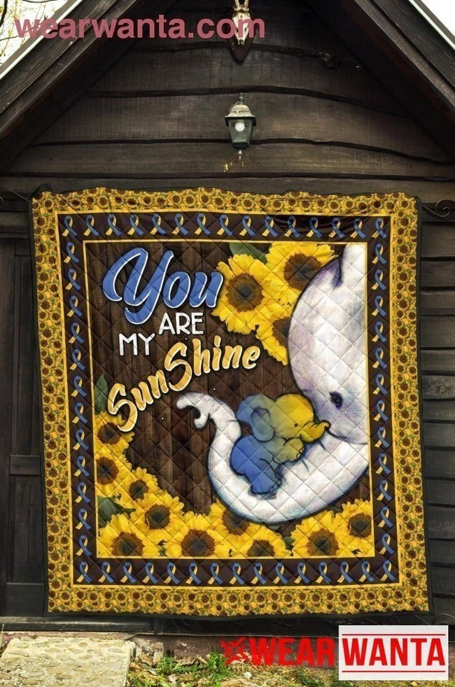 You Are My Sunshine Down Syndrome Awareness Quilt Blanket MN08-Gear Wanta