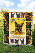 You Are My Sunshine German Shepherd Blanket Dog Lover-Gear Wanta