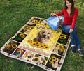 You Are My Sunshine Labrador Quilt Blanket Dog Lover-Gear Wanta