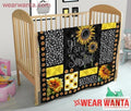 You Are My Sunshine Sunflower Quilt Blanket-Gear Wanta
