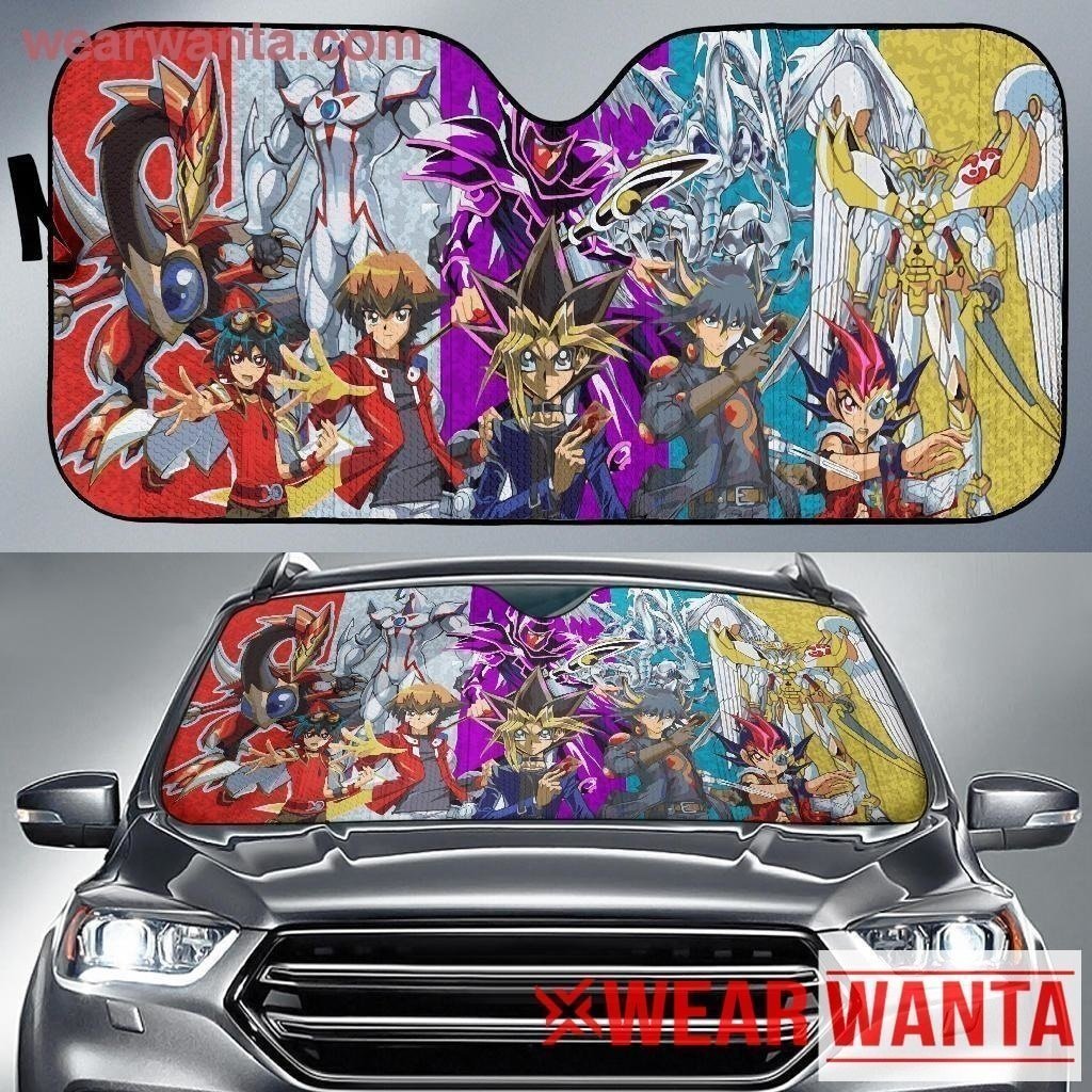 Yu-Gi-Oh Characters Car Window Sun Shade NH07-Gear Wanta