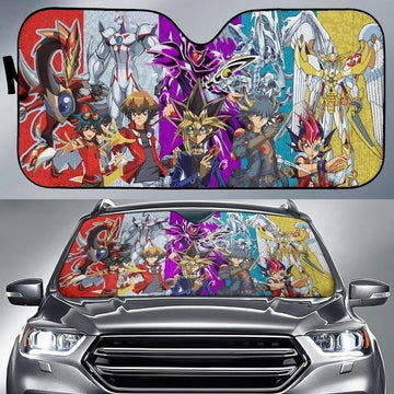 Yu-Gi-Oh Characters Car Window Sun Shade NH07-Gear Wanta