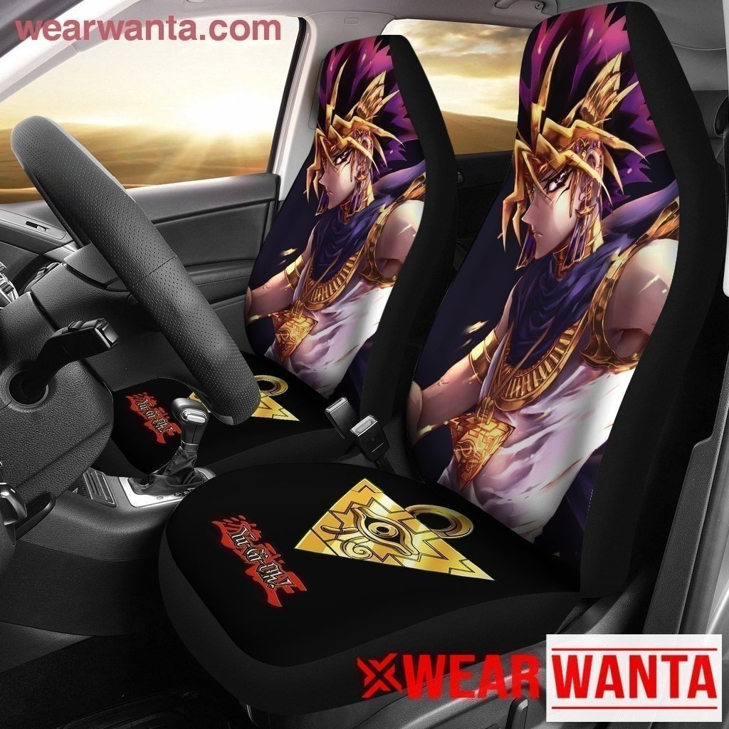 Yugi Muto Triangle Pendant Necklace Yugioh Car Seat Covers LT04-Gear Wanta