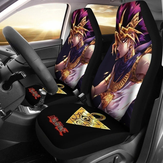 Yugi Muto Triangle Pendant Necklace Yugioh Car Seat Covers LT04-Gear Wanta