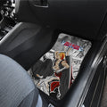 Zangetsu Car Floor Mats Custom Ichigo Bleach Manga Mix Anime Car Accessories-Gear Wanta