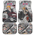 Zangetsu Car Floor Mats Custom Ichigo Bleach Manga Mix Anime Car Accessories-Gear Wanta