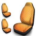 Zenitsu Car Seat Covers Custom Zenitsu Uniform Demon Slayer Anime Car Accessories Anime Gifts-Gear Wanta