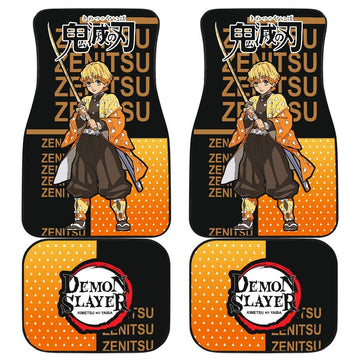 Zenitsu Demon Slayer Car Floor Mats Gift Anime-Gear Wanta