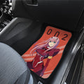 Zero Two Car Floor Mats Custom Anime Darling In The Franxx Car Decoration-Gear Wanta